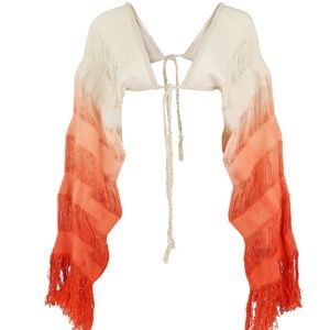 THRIFTS + THREADS NAYA EXAGGERATED SLEEVE BOLERO TOP